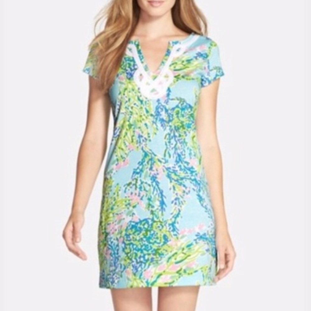 Lilly Pulitzer Brewster Dress in Sky Blue Heaven S